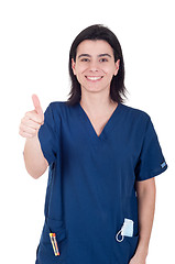 Image showing Dentist thumb up