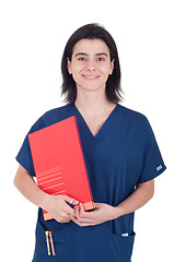 Image showing Doctor holding folder