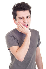 Image showing Man with toothache