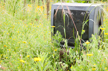 Image showing Discarded television