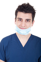 Image showing Doctor wearing mask