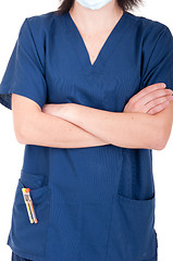 Image showing Doctor wearing mask