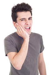 Image showing Man with toothache