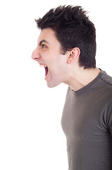 Image showing Angry man