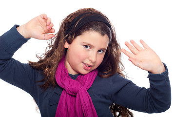 Image showing Little girl posing