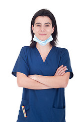 Image showing Doctor wearing mask