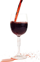 Image showing Pouring wine