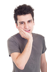 Image showing Man with toothache