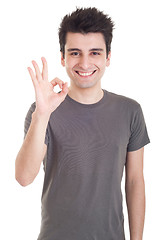 Image showing Man with ok sign