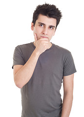 Image showing Pensive man