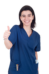 Image showing Dentist thumb up