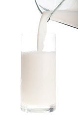 Image showing Pouring milk