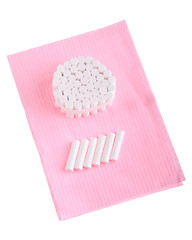 Image showing Dental cotton rolls