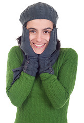 Image showing Winter woman