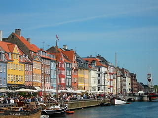 Image showing Nyhavn in Copenhagen.