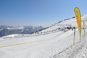 Image showing Snowtubing at Mount Titlis