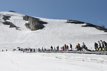 Image showing Snowtubing at Mount Titlis