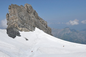 Image showing Snowtubing at Mount Titlis