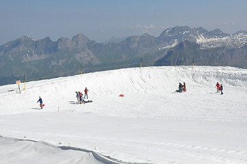 Image showing Snowtubing at Mount Titlis