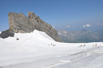 Image showing Snowtubing at Mount Titlis