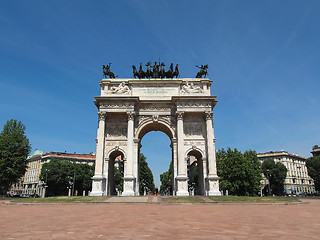 Image showing Arco della Pace, Milan