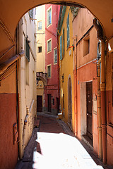 Image showing streetview of menton