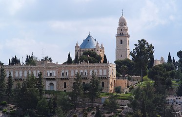 Image showing Hagia Maria Sion abbey in the Old City of Jerusalem