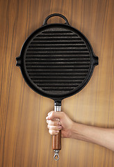 Image showing grill pan