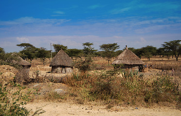 Image showing Ethiopian huts