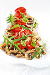 Image showing Champignon Carpaccio