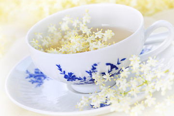 Image showing Elder flower tea