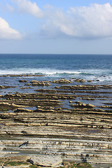 Image showing Rocks at low tide