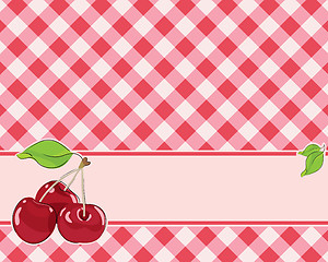 Image showing checkered background in red tones