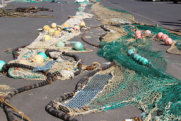 Image showing fishnets