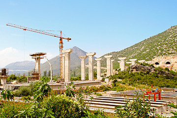 Image showing Bridge construction