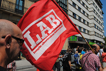 Image showing Basque trade union flag