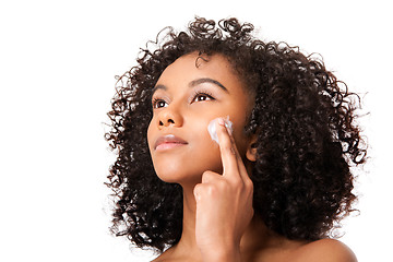 Image showing Exfoliating skincare