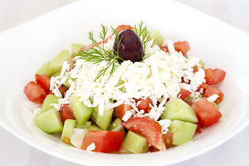 Image showing Greek salad