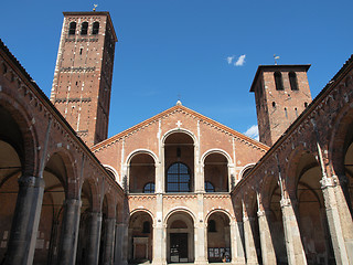 Image showing Sant Ambrogio church, Milan