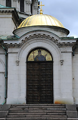 Image showing Detail of Alexander Navsky Cathedral in Sofia