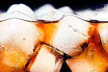 Image showing cola with ice
