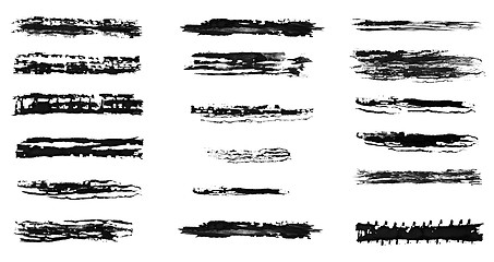 Image showing painted brushes