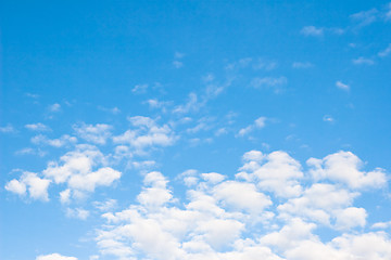 Image showing Blue sky and clouds