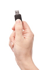 Image showing Hand with flash