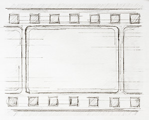 Image showing film strip sketch 