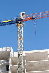 Image showing construction with crane