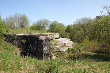 Image showing The base of a gun