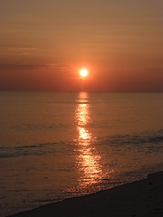 Image showing sunset