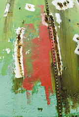 Image showing Grot grunge rust paint