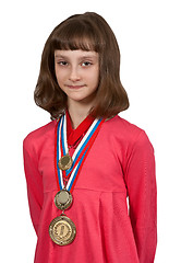 Image showing Girl winner